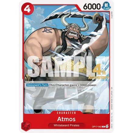 Atmos (OP17-002) - The World's Strongest Warriors Release Event Cards