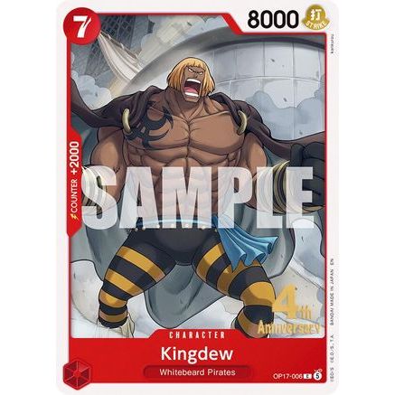 Kingdew (OP17-006) - The World's Strongest Warriors Release Event Cards
