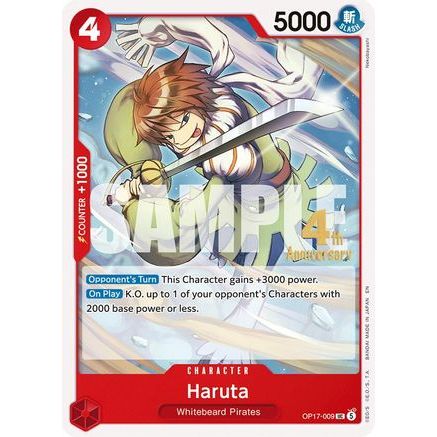 Haruta (OP17-009) - The World's Strongest Warriors Release Event Cards