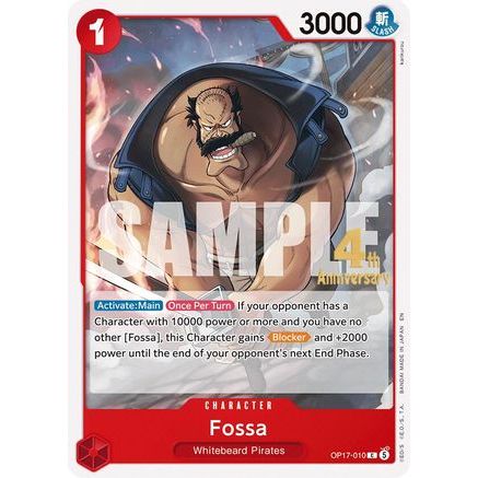 Fossa (OP17-010) - The World's Strongest Warriors Release Event Cards
