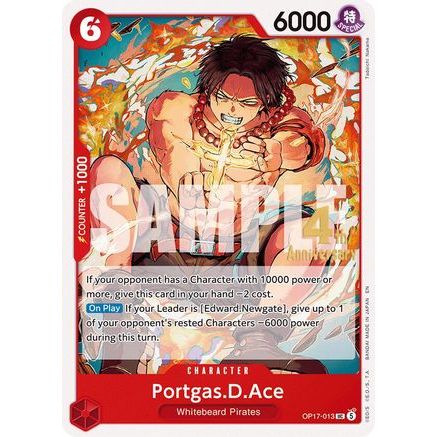 Portgas.D.Ace (OP17-013) - The World's Strongest Warriors Release Event Cards
