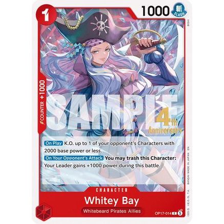 Whitey Bay (OP17-014) - The World's Strongest Warriors Release Event Cards