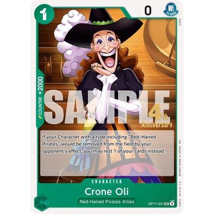 Crone Oil (OP17-021) - The World's Strongest Warriors Release Event Cards