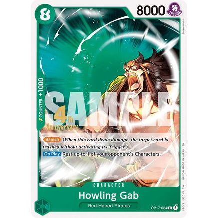 Howling Grab (OP17-024) - The World's Strongest Warriors Release Event Cards
