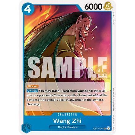 Wang Zhi (OP17-041) - The World's Strongest Warriors Release Event Cards