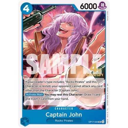 Captain John (OP17-044) - The World's Strongest Warriors Release Event Cards