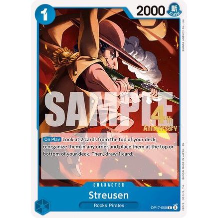 Streusen (050) (OP17-050) - The World's Strongest Warriors Release Event Cards