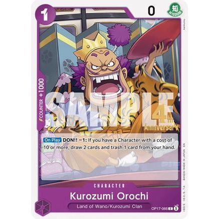 Kurozumi Orochi (OP17-066) - The World's Strongest Warriors Release Event Cards