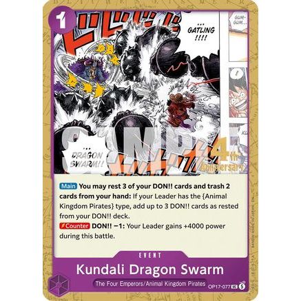 Kundali Dragon Swarm (OP17-077) - The World's Strongest Warriors Release Event Cards