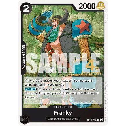Franky (OP17-090) - The World's Strongest Warriors Release Event Cards