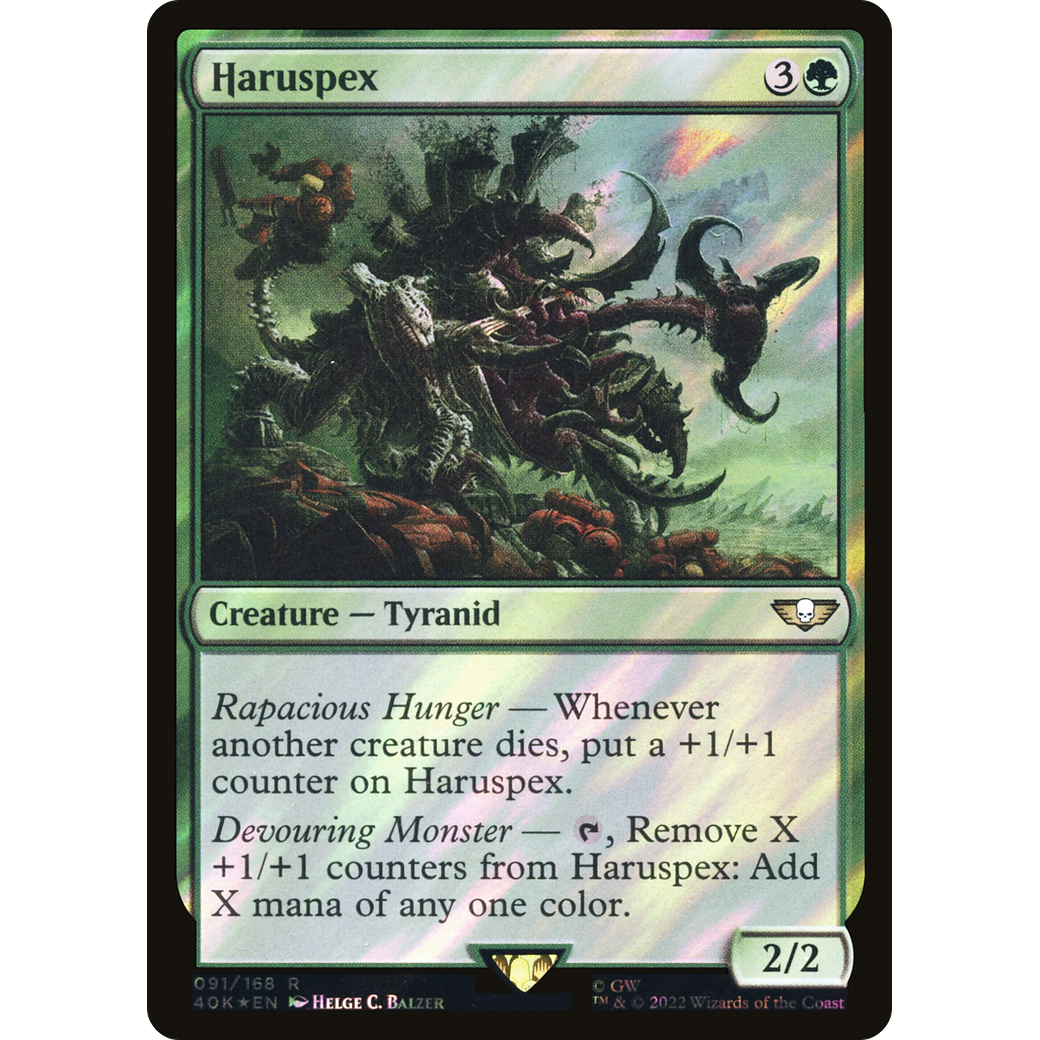 Haruspex (40K-091) - Warhammer 40,000 Commander Foil
