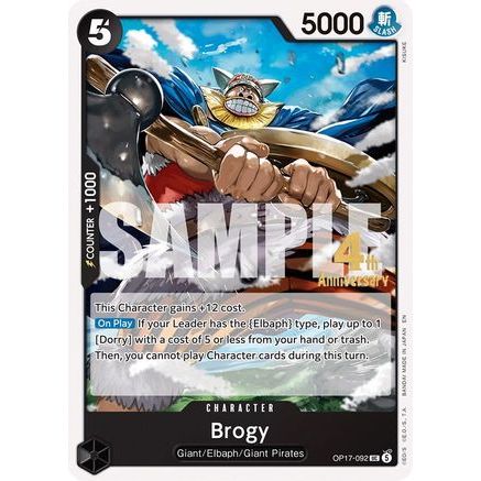Brogy (OP17-092) - The World's Strongest Warriors Release Event Cards