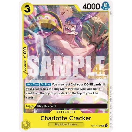 Charlotte Cracker (OP17-104) - The World's Strongest Warriors Release Event Cards