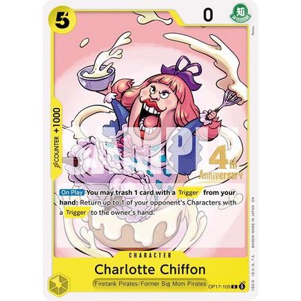 Charlotte Chiffon (OP17-105) - The World's Strongest Warriors Release Event Cards