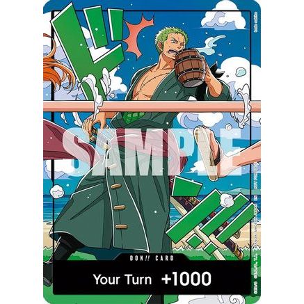 DON!! Card (World United) (Zoro) - One Piece Promotion Cards Foil