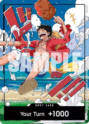 DON!! Card (World United) (Luffy) - One Piece Promotion Cards Foil