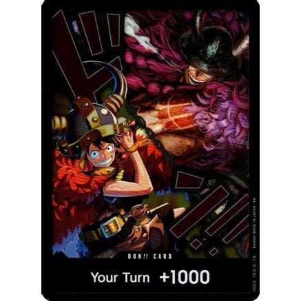 DON!! Card (Alternate Art) (Luffy and Loki) - The World's Strongest Warriors