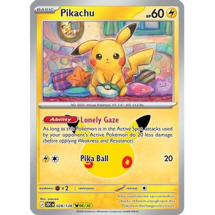 Pikachu - 028/128 28 - ME 30th Celebration Holofoil