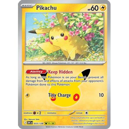 Pikachu - 033/128 33 - ME 30th Celebration Holofoil