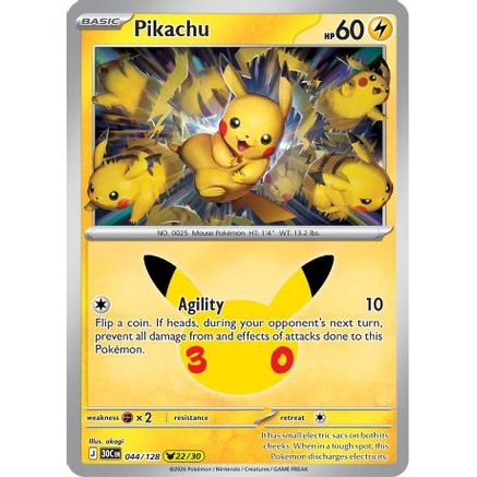 Pikachu - 044/128 44 - ME 30th Celebration Holofoil