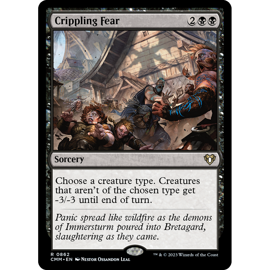 Crippling Fear (CMM-862) - Commander Masters