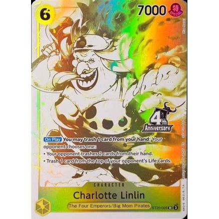 Charlotte Linlin (4th Anniversary Treasure Campaign Pack) (ST20-005) - One Piece Promotion Cards Foil