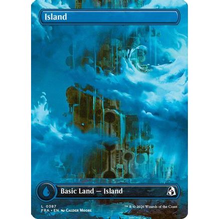 Island (Borderless) (0387) (FRA-387) - Reality Fracture Foil