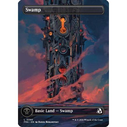 Swamp (Borderless) (0390) (FRA-390) - Reality Fracture Foil