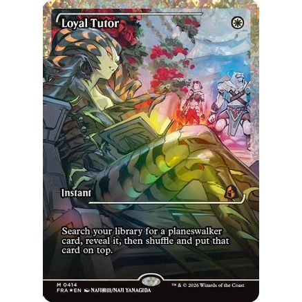 Loyal Tutor (Showcase) (Fracture Foil) (FRA-414) - Reality Fracture Foil
