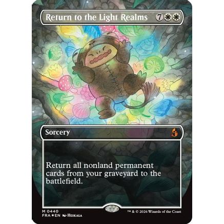 Return to the Light Realms (Borderless) (0440) (FRA-440) - Reality Fracture Foil