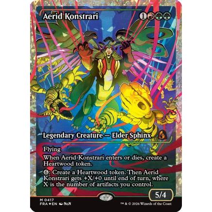 Aerid Konstrari (Showcase) (Fracture Foil) (0417) (FRA-417) - Reality Fracture Foil