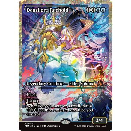 Denzilore Fatehold (Showcase) (Fracture Foil) (0418) (FRA-418) - Reality Fracture Foil