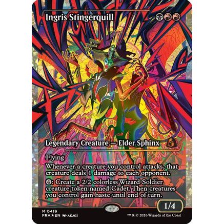 Ingris Stingerquill (Showcase) (Fracture Foil) (0419) (FRA-419) - Reality Fracture Foil