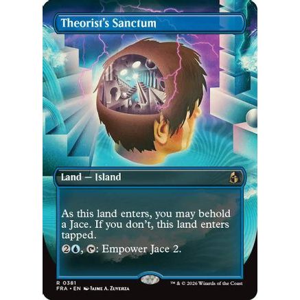 Theorist's Sanctum (Borderless) (FRA-381) - Reality Fracture Foil