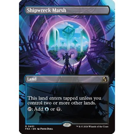 Shipwreck Marsh (Borderless) (FRA-401) - Reality Fracture Foil