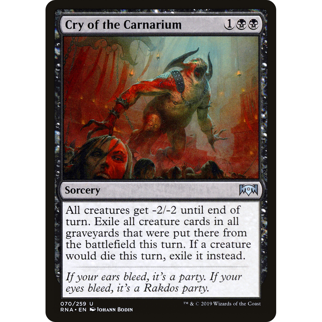 Cry of the Carnarium (RNA-070) - Ravnica Allegiance Foil