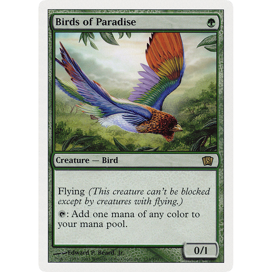 Birds of Paradise (8ED-233) - 8th Edition