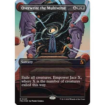 Overwrite the Multiverse (Borderless) (FRA-445) - Reality Fracture Foil