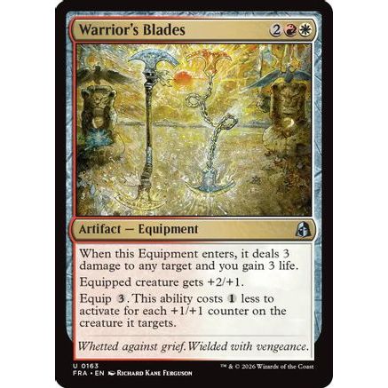 Warrior's Blades (FRA-163) - Reality Fracture Foil