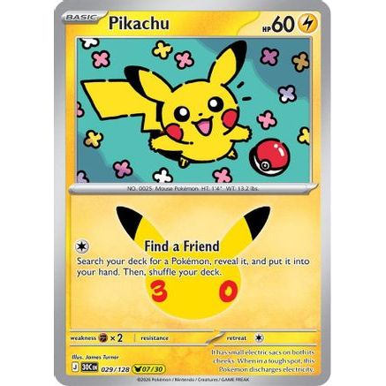 Pikachu - 029/128 29 - ME 30th Celebration Holofoil