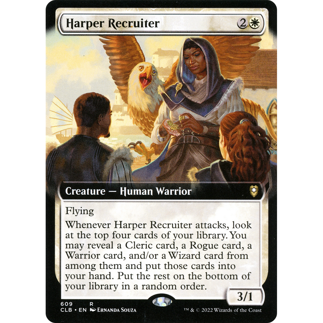 Harper Recruiter (CLB-609) - Commander Legends: Battle for Baldur's Gate: (Extended Art) Foil