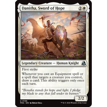 Danitha, Sword of Hope (FRA-196) - Reality Fracture Foil