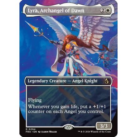 Lyra, Archangel of Dawn (Borderless) (FRA-294) - Reality Fracture