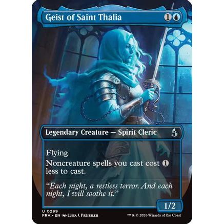 Geist of Saint Thalia (Borderless) (FRA-299) - Reality Fracture Foil