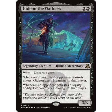 Gideon the Oathless (FRA-230) - Reality Fracture Foil
