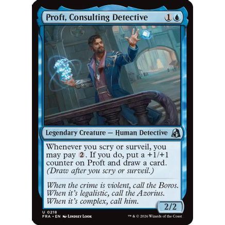 Proft, Consulting Detective (FRA-218) - Reality Fracture