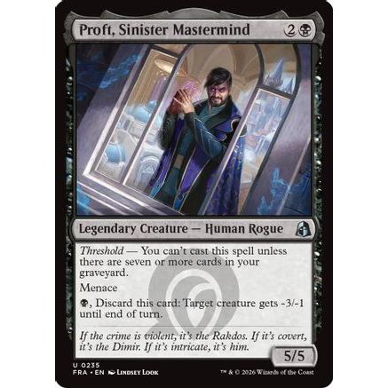 Proft, Sinister Mastermind (FRA-235) - Reality Fracture