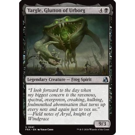 Yargle, Glutton of Urborg (FRA-241) - Reality Fracture Foil