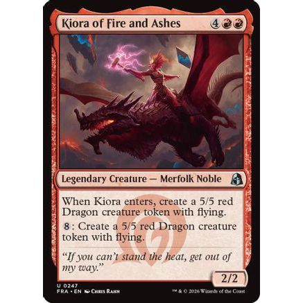 Kiora of Fire and Ashes (FRA-247) - Reality Fracture