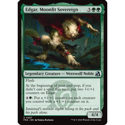 Edgar, Moonlit Sovereign (FRA-257) - Reality Fracture Foil